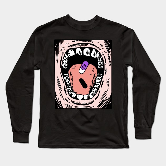 pillows eater Long Sleeve T-Shirt by lipsofjolie